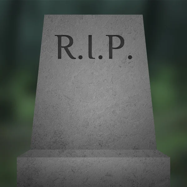 Rip Tomb Mourning Square Background — Stock Photo, Image