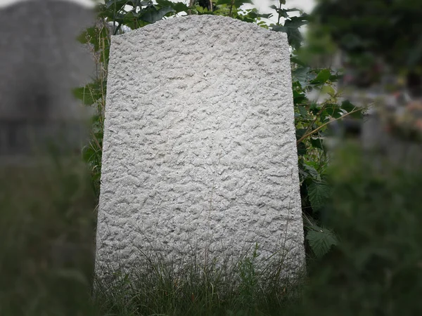Graf Begraafplaats Achtergrond Lege Kopieerruimte — Stockfoto