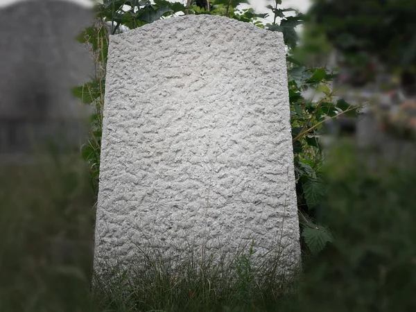 Tumba Cementerio Fondo Vacío Copiar Espacio —  Fotos de Stock