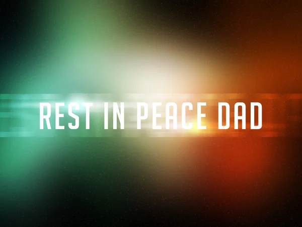Rest Peace Dad Cemetery Background — 스톡 사진