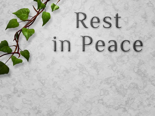 Descanso Paz Funeral Imagen Copyspace — Foto de Stock