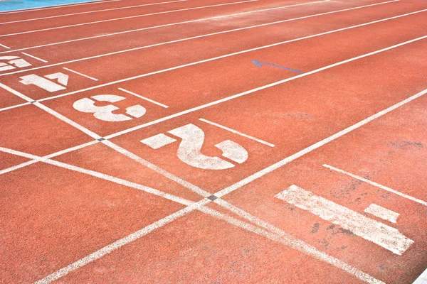 Empieza a correr goma de pista —  Fotos de Stock