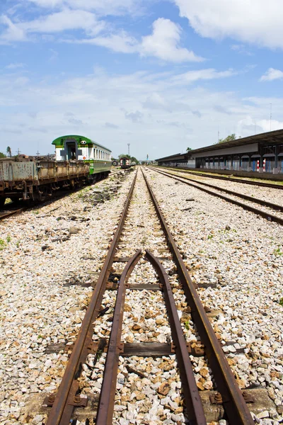 Järnvägarna tåg — Stockfoto