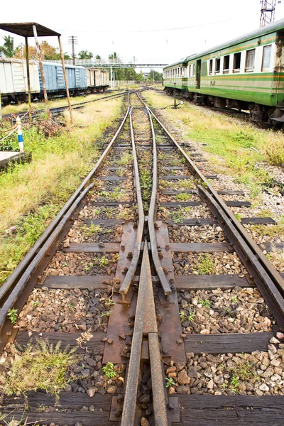Railway crisscross — Stock Photo, Image
