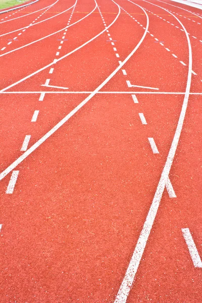 Running track rubber — Stock Photo, Image