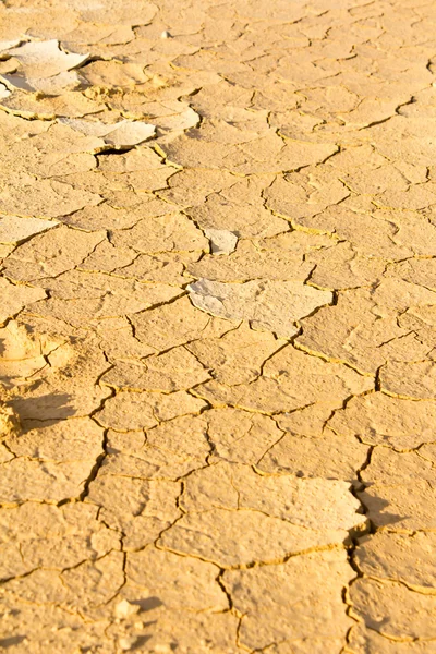 Close up  dry cracked ground