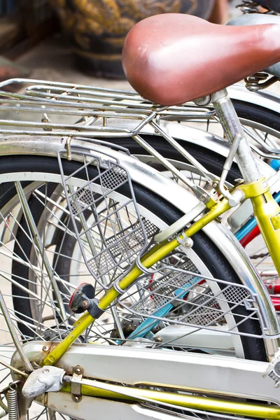 Λεπτομέρεια από ένα τροχό ποδηλάτου Vintage — Φωτογραφία Αρχείου