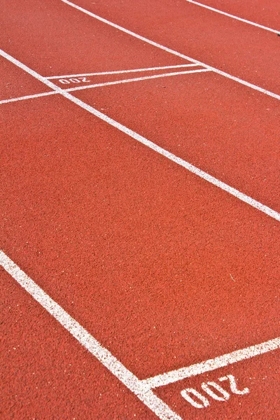 Running track rubber — Stock Photo, Image