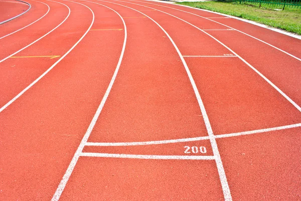 Running track rubber — Stock Photo, Image