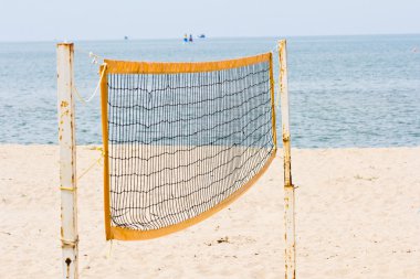 plaj voleybolu net