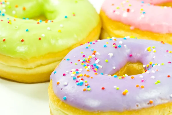 Επιλογή των πολύχρωμο ντόνατ — Φωτογραφία Αρχείου