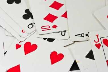 İskambil arka plan üzerinde