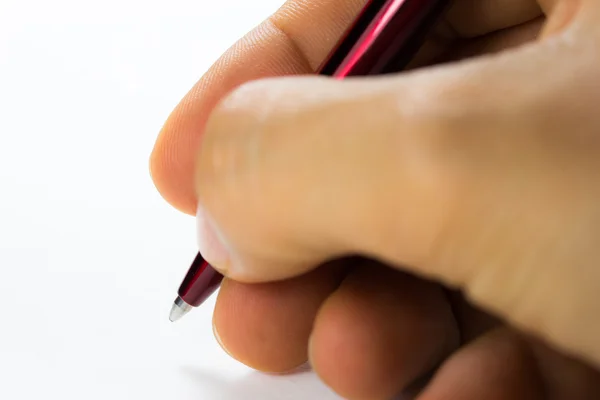 Pen in the hand — Stock Photo, Image