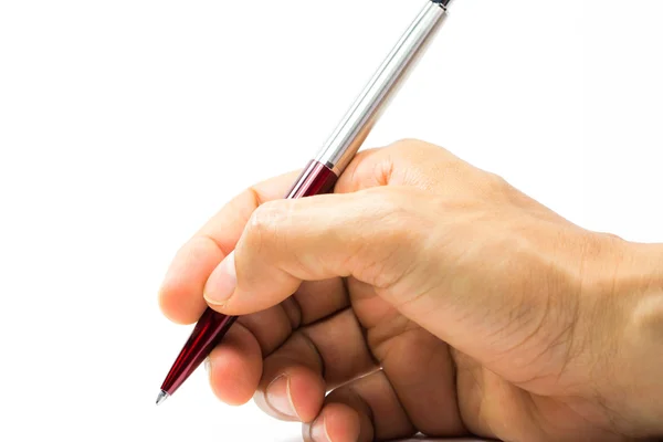 Pen in the hand — Stock Photo, Image