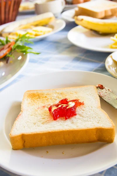 Pile of toast for breakfast — Stock Photo, Image