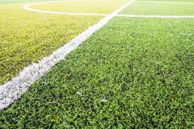 Futbol Spor için yeşil çim kapatın,