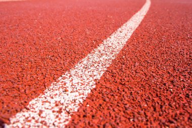 Eğri koşu parkuru kauçuk kadar kapatın