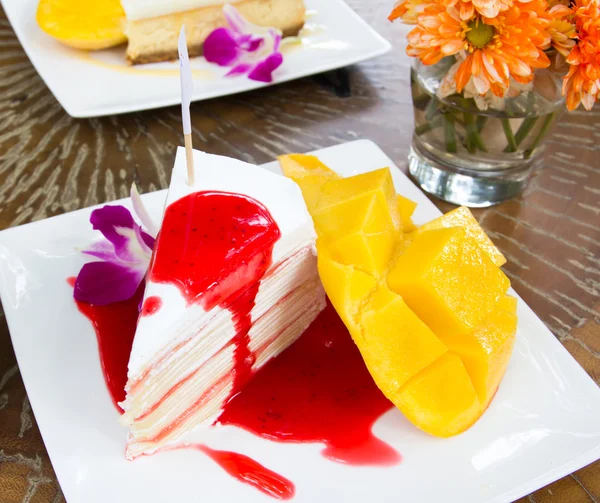 lezzetli pasta dilimi