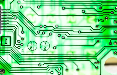 elektronik devre ait makro fotoğraf