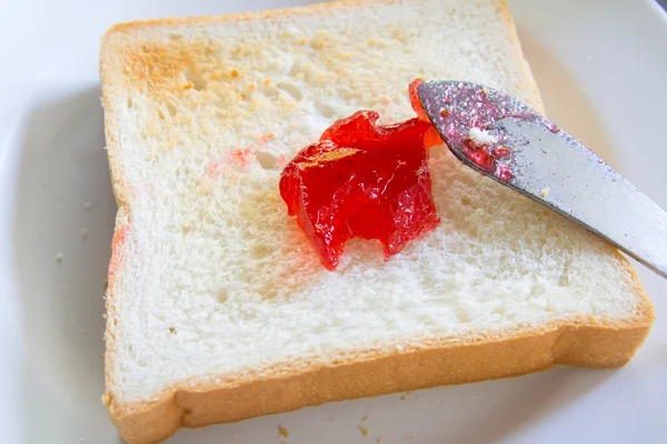 Stapel Toast zum Frühstück — Stockfoto