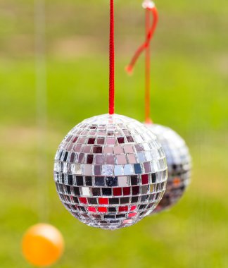 disko topu hafif yansıma arka plan 