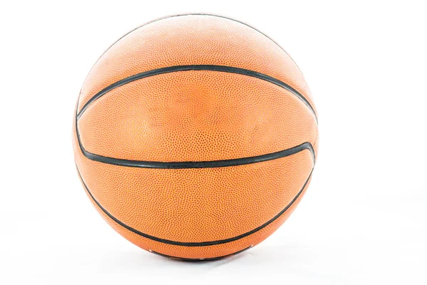 Баскетбол ізольований на білому тлі — стокове фото