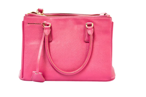 Pink bag isolated on white background — Stock Photo, Image