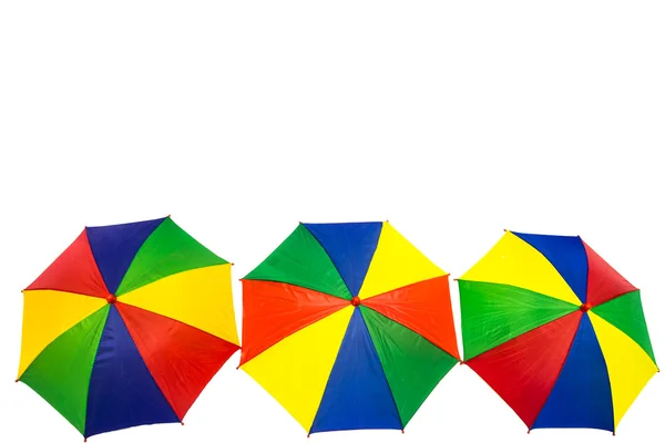 Зонтик на белом фоне — стоковое фото