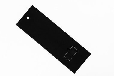 beyaz zemin üzerinde boş etiket