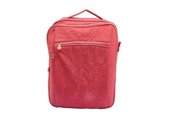 Mochila rosa em pé — Fotografia de Stock