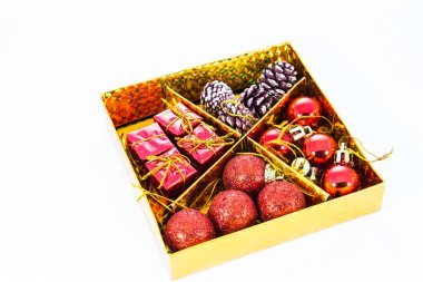 Noel dekorasyon kadar kapatın 