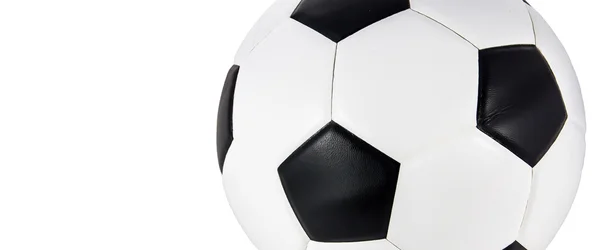 Piłka nożna izolowana na białym tle — Zdjęcie stockowe