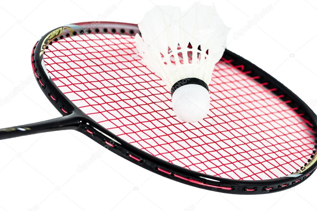 white badminton racket