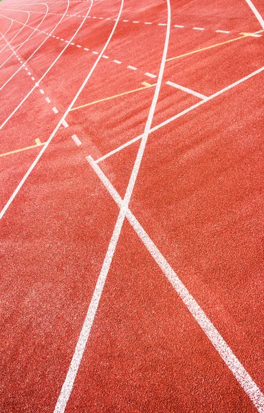 Correr estándar de goma de pista —  Fotos de Stock