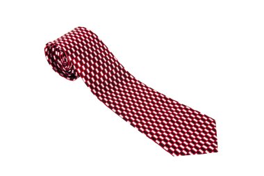 Beyaz bir arka planda kravat 