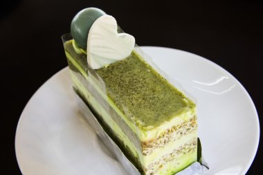 yeşil çay pasta