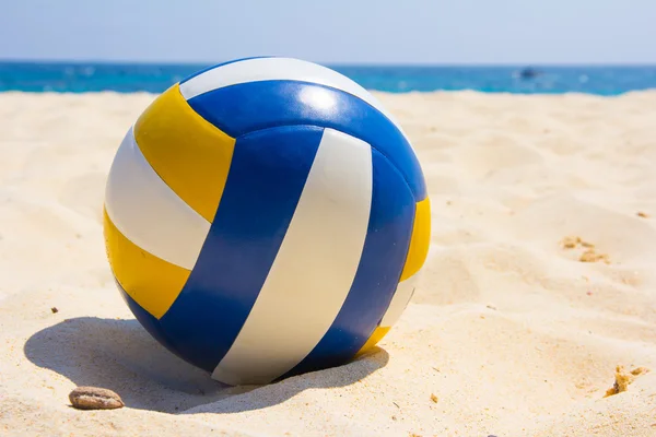 Volleyball on the beach Stock Photo