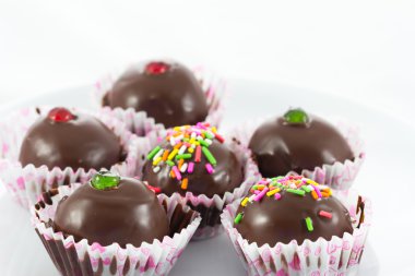 Çikolata topu kapatın