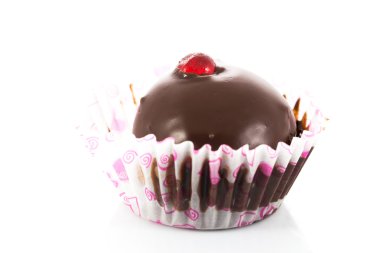 Kadar çikolata topu tepesi ile kapatmak