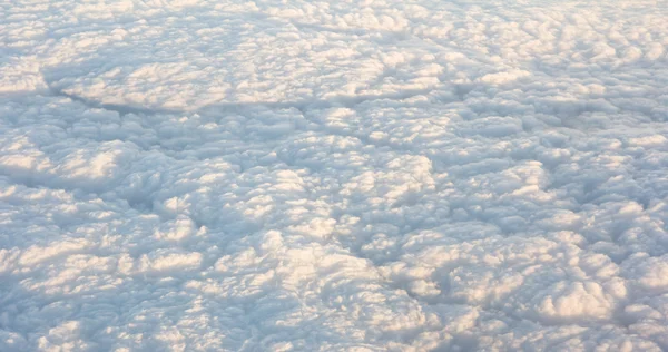 Himmel mit Wolkennahaufnahme als Hintergrund — Stockfoto