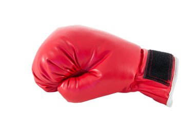 kırmızı boks eldiveni