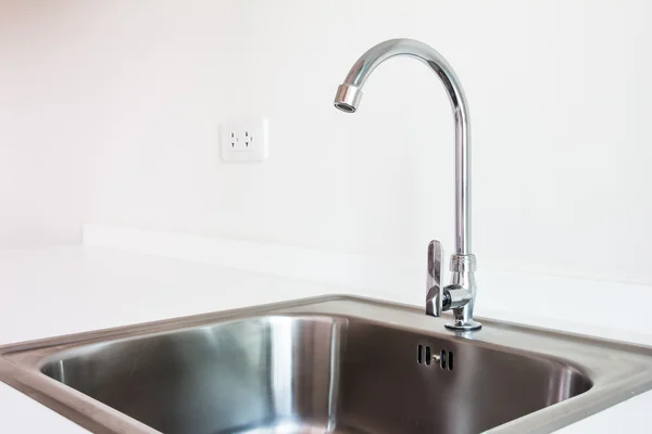 Water tap and sink — Stock Photo, Image