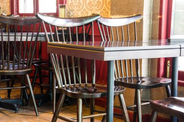 kahve dükkanında dekore edilmiş