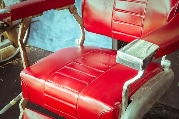 Vintage fodrász szék — Stock Fotó