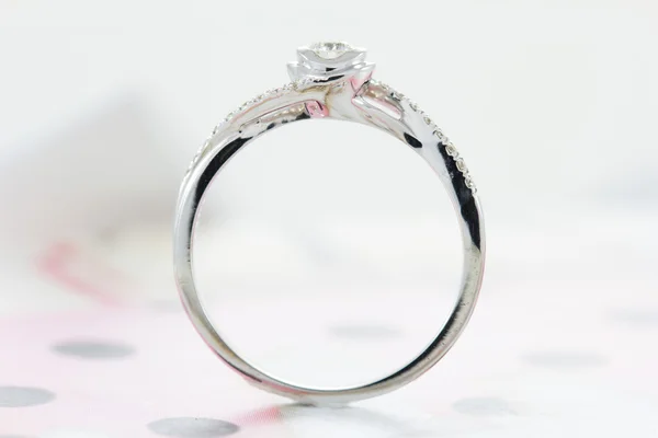 Close-up van ring dimond — Stockfoto