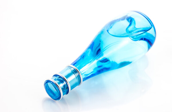 Close up perfume bottle