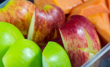 Taze elma kadar kapatın 