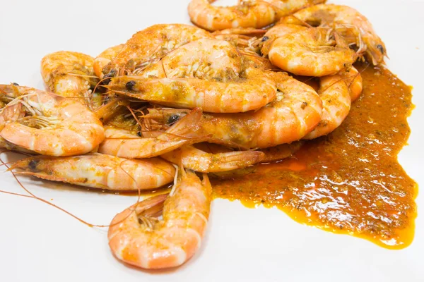 Fresh delicious shrimp — Stock Photo, Image