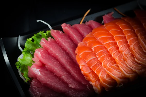 Sashimi comida japonesa conjunto — Fotografia de Stock