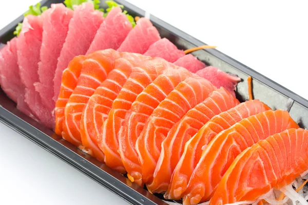 Sashimi comida japonesa conjunto — Fotografia de Stock